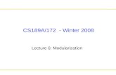 CS189A/172 - Winter 2008 Lecture 6: Modularization.
