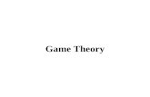 Game Theory. Game theory is a mathematical theory that deals with the general features of competitive situations. The final outcome depends primarily.