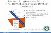 Recent Progress on D 3 - The Directional Dark Matter Detector Sven E. Vahsen, University of Hawaii CYGNUS 2015Sven Vahsen (U. Hawaii)1 alpha particle track.