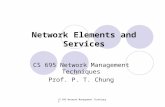 CS 695 Network Management Techniques Network Elements and Services CS 695 Network Management Techniques Prof. P. T. Chung.