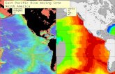 Seafloor age, Ma Seafloor bathymetry East Pacific Rise moving into North America.