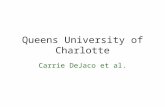 Queens University of Charlotte Carrie DeJaco et al.