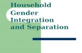 Household Gender Integration and Separation.