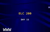 ELC 200 DAY 15. Chapter 9 Website Evaluation & Usability Testing.