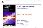 GLAST LAT ProjectPeer Review, March 24-25, 2003 7E2 1 Gamma-ray Large Area Space Telescope 7E2: EM test plans GLAST Large Area Telescope: GLAST Large Area.