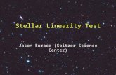 Stellar Linearity Test Jason Surace (Spitzer Science Center)