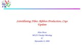 Scintillating Fiber, Ribbon Production, Cryo Update Alan Bross MICE Tracker Meeting IC November 8, 2006.