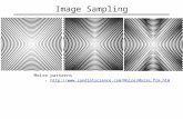 Image Sampling Moire patterns -  .