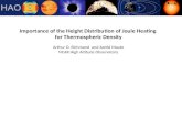 Importance of the Height Distribution of Joule Heating for Thermospheric Density Arthur D. Richmond and Astrid Maute NCAR High Altitude Observatory.