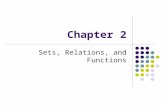 Chapter 2 Sets, Relations, and Functions. 2 2.1 SET OPERATIONS The union of A and B.