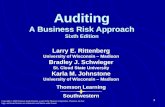 1 Auditing A Business Risk Approach Sixth Edition Larry E. Rittenberg University of Wisconsin – Madison Bradley J. Schwieger St. Cloud State University.