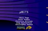 Μ BITS Chris Page Peter Gimeno Christina Williams Greg Weatherford Christopher Howard.