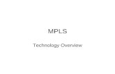 MPLS Technology Overview. Outline MPLS Overview MPLS Framework MPLS Applications MPLS Architecture Conclusion.