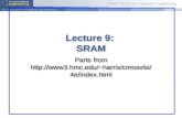 Lecture 9: SRAM Parts from harris/cmosvlsi/ 4e/index.html.