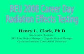 Henry L. Clark, Ph D Accelerator Physicist / SEE Line Project Manager / Upgrade Project Manager Cyclotron Institute, Texas A&M University.