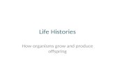 Life Histories How organisms grow and produce offspring.