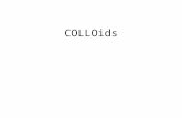 COLLOids. Aqueous &Non-aqueous Solutions Aqueous Solutions Solutions that contain water as the solvent. For example: sugar in water, carbon dioxide in.