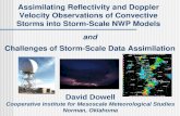 Assimilating Reflectivity and Doppler Velocity Observations of Convective Storms into Storm-Scale NWP Models David Dowell Cooperative Institute for Mesoscale.