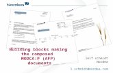 Building blocks making the composed MODCA:P (AFP) documents leif schmidt Nordea l.schmidt@nordea.com.