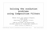 © 2001 TRESE Group, University of Twente TRESE e-tutorial series 02Software the evolution problems using CF Solving the evolution problems using Composition.