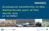 Wageningen IMARES is een samenwerkingsverband tussen Wageningen UR en TNO IMARES Ecological sensitivity in the Netherlands part of the North Sea J.A. van.
