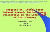 11 Progress of Steady-state Tokamak towards Fusion Energy Utilization in the Later Half of 21st Century 2008 International Workshop on Frontiers in Space.