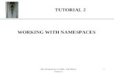 XP New Perspectives on XML, 2nd Edition Tutorial 2 1 TUTORIAL 2 WORKING WITH NAMESPACES.