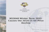 NS3040 Winter Term 2015 Causes the 2014-15 Oil Price Decline.