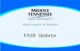 FASB Update. Major Projects Update Revenue Recognition – ASU 2014-09 issued, implementation deferred until 2018 Leases – projecting final standard in.