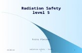 Radiation Safety level 5 Frits Pleiter 02/07/2015radiation safety - level 51.