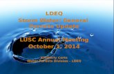 LDEQ Storm Water/ General Permits Update LUSC Annual Meeting October 1, 2014 Kimberly Corts Water Permits Division - LDEQ.