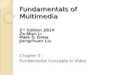 Fundamentals of Multimedia Chapter 5 : Fundamental Concepts in Video 2 nd Edition 2014 Ze-Nian Li Mark S. Drew Jiangchuan Liu 1.