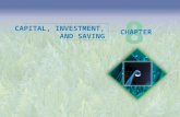 8 CHAPTER CAPITAL, INVESTMENT, AND SAVING. Objectives After studying this chapter, you will able to  Describe the growth and fluctuations of investment.
