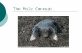 The Mole Concept. What is a mole? IIn chemistry, a mole is a counting unit. Abbreviated mol. 11 mol = 6.022x10 23 representative particles. Avogadro’s.