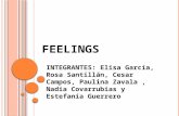 FEELINGS INTEGRANTES: Elisa García, Rosa Santillán, Cesar Campos, Paulina Zavala, Nadia Covarrubias y Estefanía Guerrero.