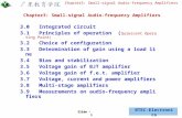 BTEC-Electronics Chapter3: Small-signal Audio-frequency Amplifiers Slide - 1 3.0 Integrated circuit 3.1 Principles of operation ( Quiescent Operating Point)