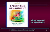 1. 2 Chapter 6 Operations Technologies 3 OverviewOverview l Introduction l Types of Manufacturing Automation l Automated Production Systems l Software.