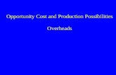Opportunity Cost and Production Possibilities Overheads.