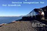 Service Integration: Service Integration for Our Grandkids Jim Allison Manager of Planning Capitol Corridor.