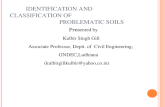 IDENTIFICATION AND CLASSIFICATION OF PROBLEMATIC SOILS Pres ented by Kulbir Singh Gill Associate Professor, Deptt. of Civil Engineering, GNDEC,Ludhiana.