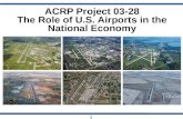 1. PART 1 2 Distinguish between the role of airports in the national economy and local, regional and state airport economic impact reports.  Estimate.