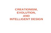 CREATIONISM, EVOLUTION, AND INTELLIGENT DESIGN. A seminar given to the Department of Biochemistry and Molecular Biology, University of Louisville School.