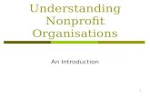 1 Understanding Nonprofit Organisations An Introduction.