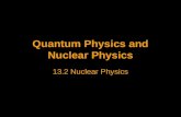 Quantum Physics and Nuclear Physics 13.2 Nuclear Physics.