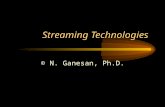 Streaming Technologies © N. Ganesan, Ph.D.. Real Media Product of RealNetworks, Inc.