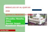 Shuaibu Noohu Alim Senior Imam Kowloon Masjid MIRACLES OF AL-QUR’AN AND QURAN & MODERN SCIENCE 2nd May 2015.
