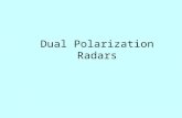 Dual Polarization Radars. Long-standing Problems Distinguishing, ice and liquid phases of precipitation using radar Identifying specific hydrometeor populations,