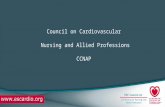 Council on Cardiovascular Nursing and Allied Professions CCNAP.