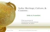 February 15, 2007©2007 Thayumanasamy & Gnanabhanu Somasundaram1 India: Heritage, Culture, & Customs Thayumanasamy & Gnanabhanu Somasundaram Tallahassee,