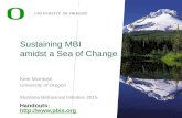 Sustaining MBI amidst a Sea of Change Kent McIntosh University of Oregon Montana Behavioral Initiative 2015 Handouts: .